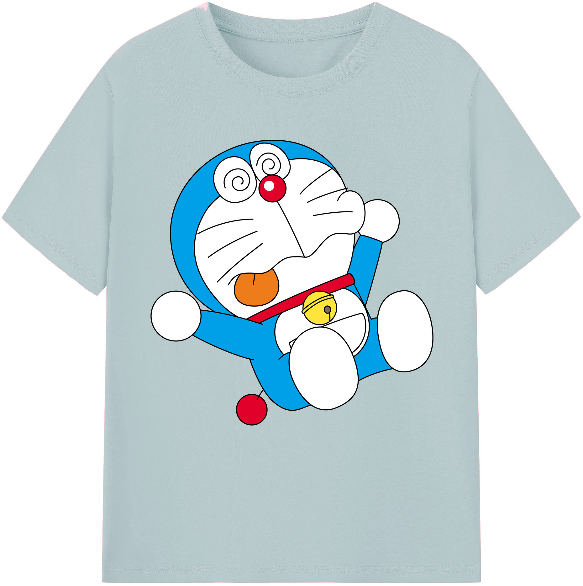 （画像用） ドラえもん Doraemon 綿100％半袖Tシャツ（フロントプリント）